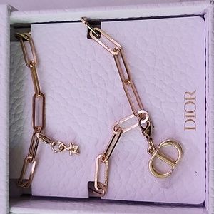 Dior Gold-Tone Phone Charm NEW